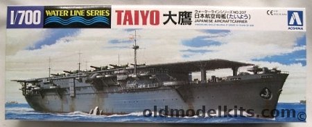 Aoshima 1/700 IJN Aircraft Carrier Taiyo and WWII IJN Ordnance Set, 01488 plastic model kit